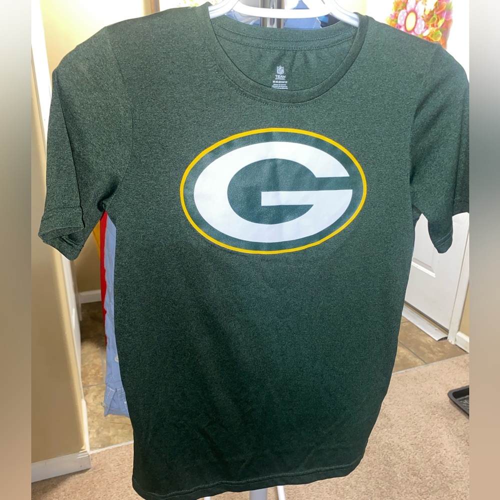 Green Bay packers dri-fit shirt.